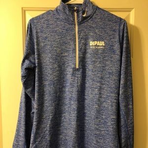 DePaul half-zip dri fit
